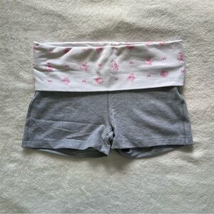 PINK x LoveShackFancy mini shorts